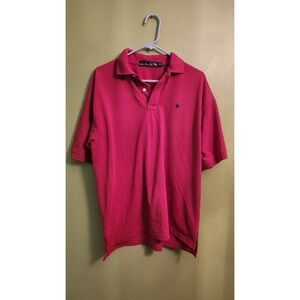 Knights of‎ Round Table Men's Medium Red Short Sleeve Polo